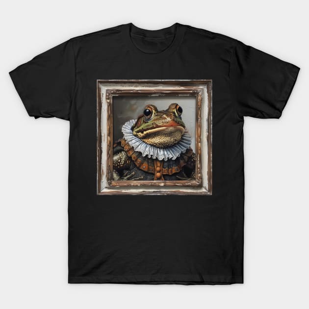 Renaissance Frog Painting T-Shirt by Vlaa